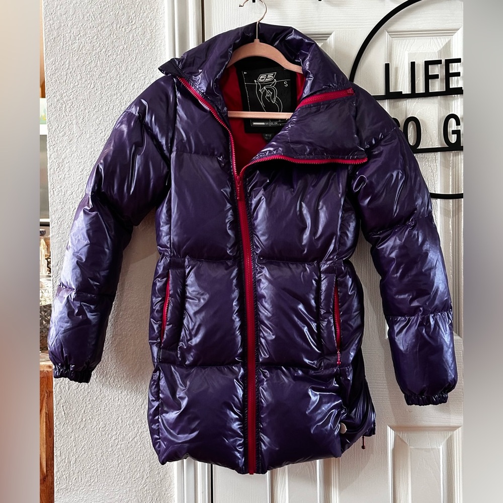 55DSL Goose Down Ladies Jacket Size Small
Purple 90’s Y2K